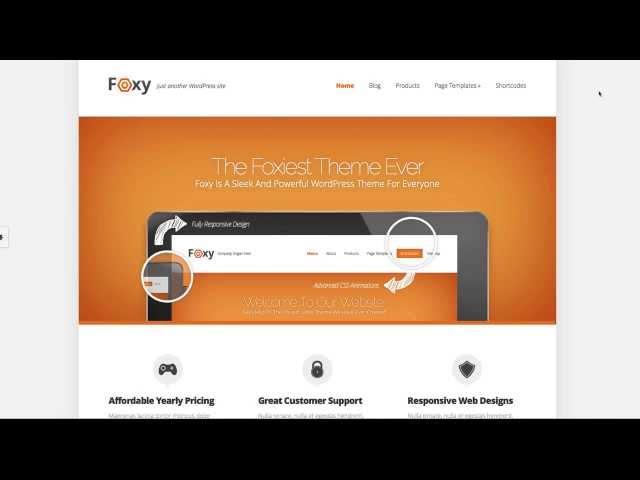 Foxy WordPress Theme Review by Elegant Themes Reviews