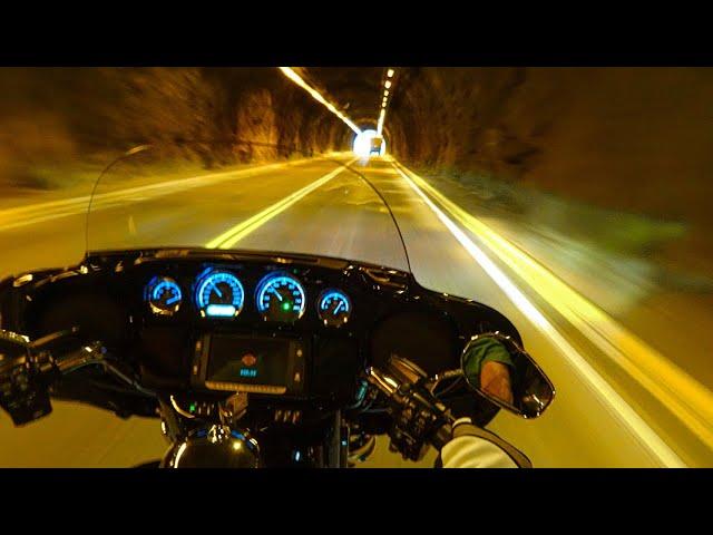 Scenic Motorcycle ride through Yellowstone National Park