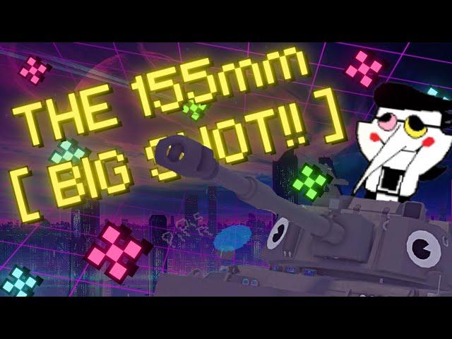 The 155mm [ BIG SHOT!!1! ] (pt.2) | Cursed tank simulator | (FLASHING LIGHTS)  { MONTAGE }