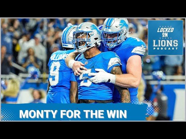 The Detroit Lions are 1-0. It wasn't easy but they win their opener.