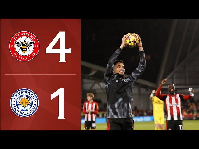 KEVIN SCHADE HAT-TRICK secures the win  | Brentford 4-1 Leicester City | Premier League Highlights