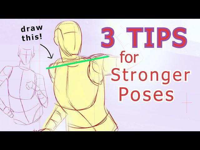 How to Draw Arms and Body | Simple Anatomy