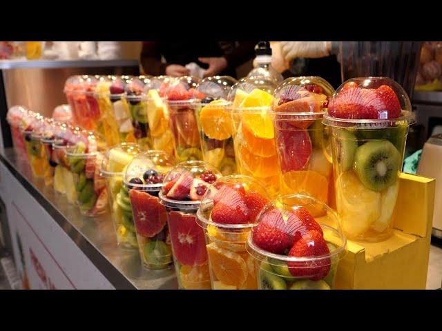 Fresh Fruit Juice-Korean Street Food