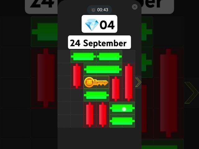 Key 04! 24September how to solve mini game PUZZLE in hamster Kombat (100%) !!24September mini game