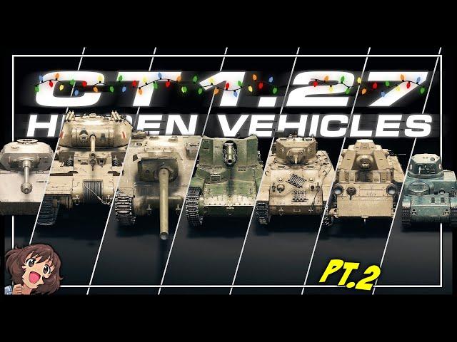 𝗖𝗧 𝟭.𝟮𝟳 - 𝗛𝗶𝗱𝗱𝗲𝗻 𝗩𝗲𝗵𝗶𝗰𝗹𝗲𝘀 --- Pz. 38 (K), G's Destroyer, SU-100I, etc... PT.2 || World of Tanks