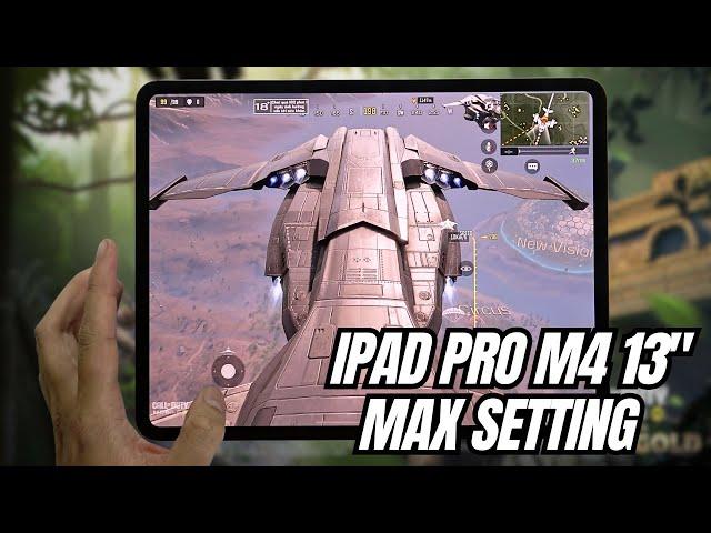 iPad Pro 13 inch 2024 test game Call of Duty Mobile CODM | Apple M4