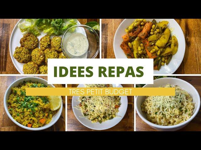 20€ par semaine : recettes faciles et très petit budget