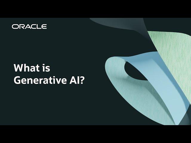 What is Generative AI?