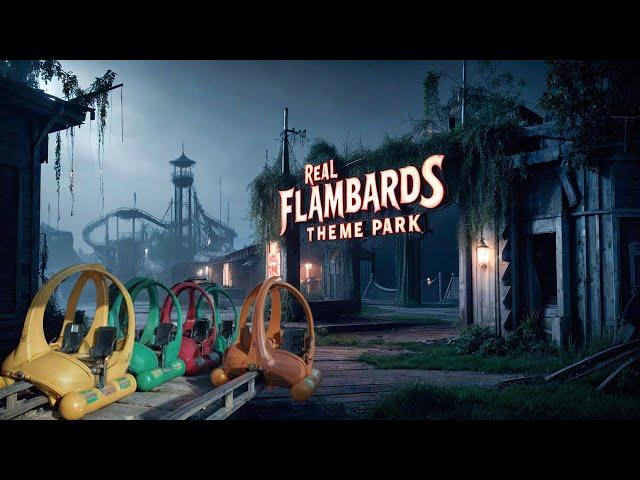 Bankrupt Flambards Amusement Park-Permanently Closed Security chased us (Rare Motorcycles Found)