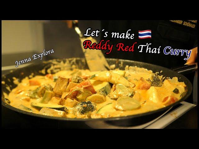 KR SUB) Let's make Thai Red Curry(Reddy Red Curry Thai) | 스웨덴 마트에서 장보고, 태국식 레드 커리를 만들어봐요!