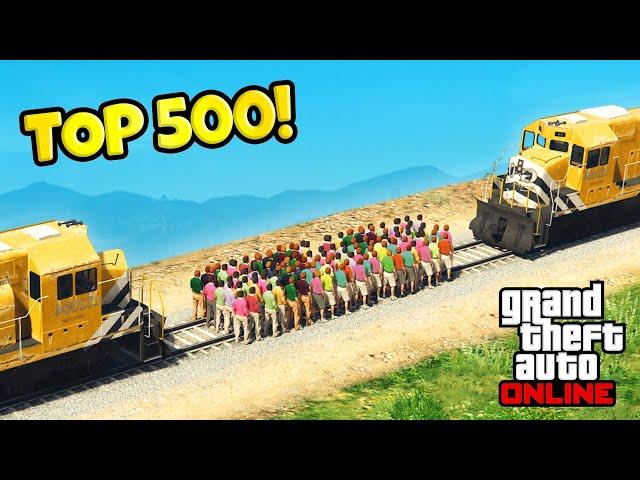 Top 500 BEST GTA 5 Fails of all time! (MARATHON)