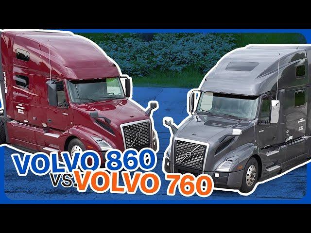 Semi-truck review: Volvo 860 vs. Volvo 760