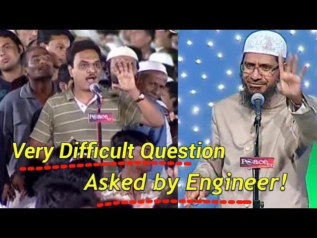 Engineer Asked Very Difficult Question to Dr Zakir Naik - Hindi | Urdu