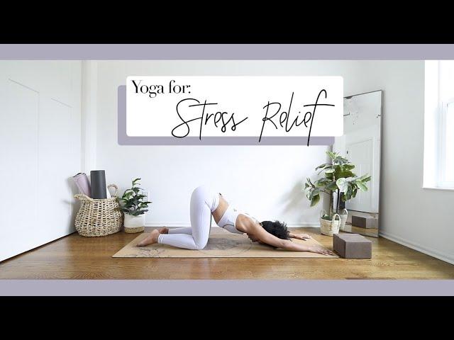  30 Min | Yoga for STRESS RELIEF w/   *calming meditation music*