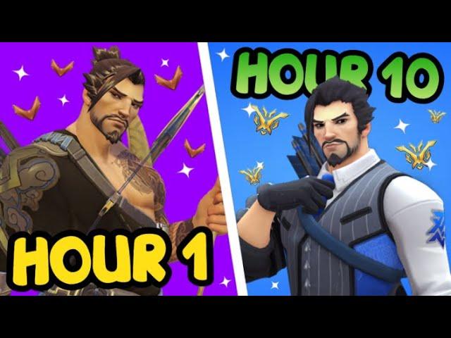 I Spent 10 HOURS Playing Hanzo to See If He's LUCKY or SKILLFUL | COMPETITIVE