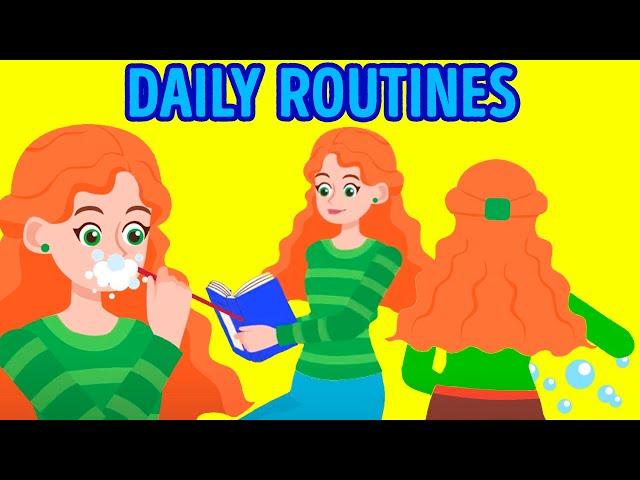 DAILY ROUTINES | English for KIDS ️