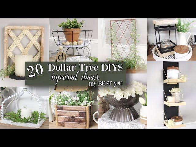 20 HIGH END DOLLAR TREE DUPES | DIY INSPIRED DECOR