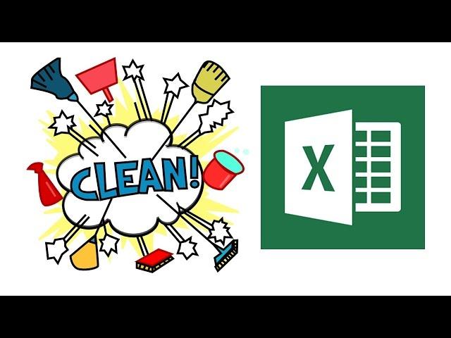 How to clean data in excel ?