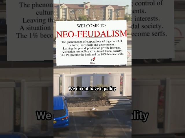 Are we living in a Neo-feudalist society? #slavery #neo-feudalist #feudalism #inequality #poverty