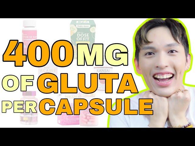 TOP 6 WHITENING SUPPLEMENT BRANDS WITH 400 MG OF GLUTA PER CAPSULE!  SIR LAWRENCE