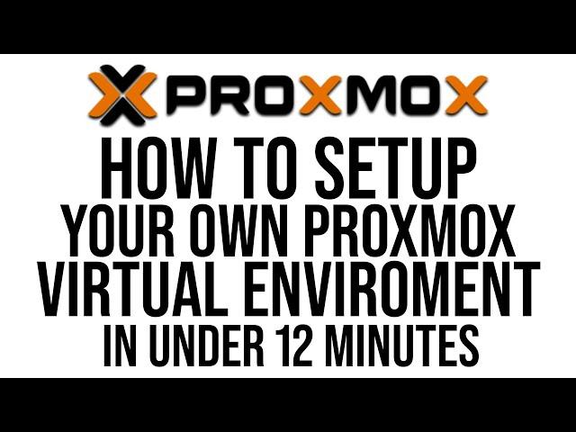 How To Setup Promox and Virtualize Your Extra PC In Under 12 Minutes