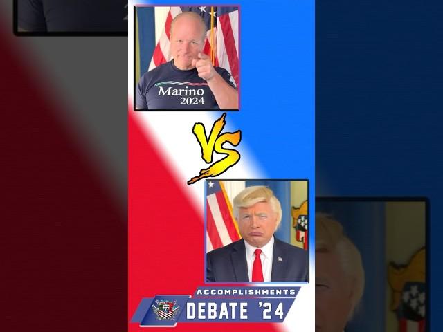 Presidential Debate - Mike Marino vs Trump (aka @TheJohnnyDshow1 ) - Accomplishments