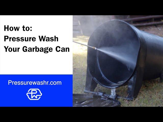 How to: Clean Your Trash Can with a Pressure Washer | Pressurewashr.com