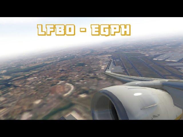 Low cost series Ep 1 Live | Toulouse - Edinburgh | Ryanair Boeing 737-800