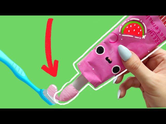 toothpaste squishy FROM PAPER!!!  2024 paper crafts squishy fidget