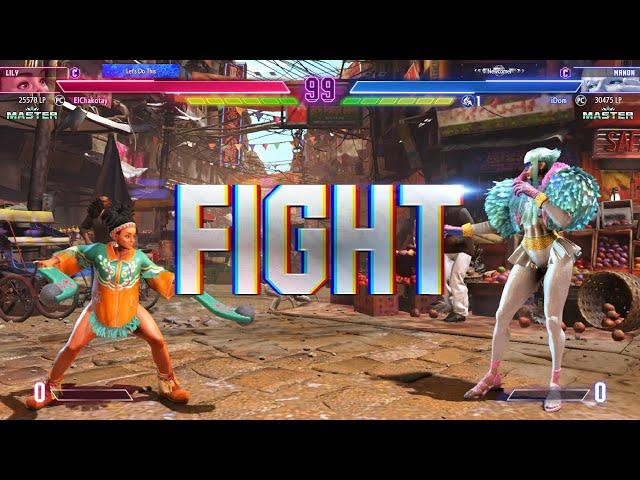 Street Fighter 6  ElChakotay (Lily) Vs iDom (Manon)  SF6 Online Match's 06-07-2023