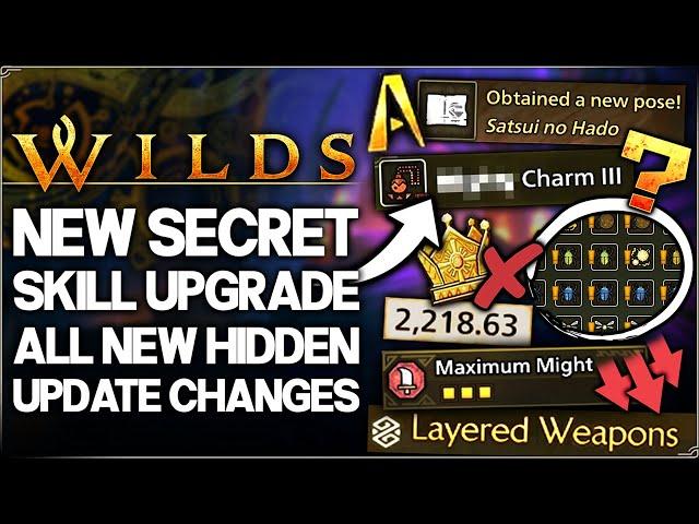 Monster Hunter Wilds - Collab Update Secret Unlocks, Skill Upgrades, Hidden Changes & More - Guide!
