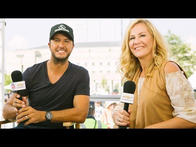 #ChevyCMA: Luke Bryan Interview at CMA Fest