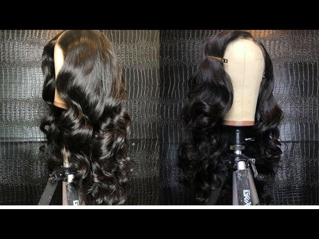 HOW TO MAKE A LACE FRONTAL WIG IN 30 MINUTES | SEWING MACHINE METHOD | Jasx Aigner