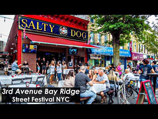 3rd Avenue STREET FESTIVAL in BAY RIDGE | Walking in Brooklyn NYC | Commentary & City Ambience 4K