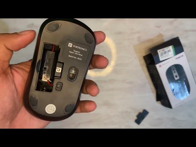 Portronics Toad 14 Wireless Optical Mouse Unboxing & Review