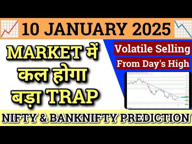 NIFTY PREDICTION FOR TOMORROW & BANK NIFTY ANALYSIS FOR 10 JAN 2025 | MARKET ANALYSIS FOR TOMORROW