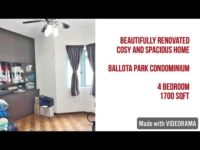 Ballota Park Condominium - 4 Bedroom Home for Rent (Juwin Ho ERA)