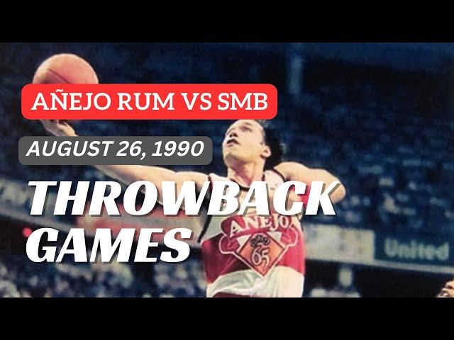 AÑEJO RUM vs SAN MIGUEL | August 26, 1990 | Full Game | PBA Throwback