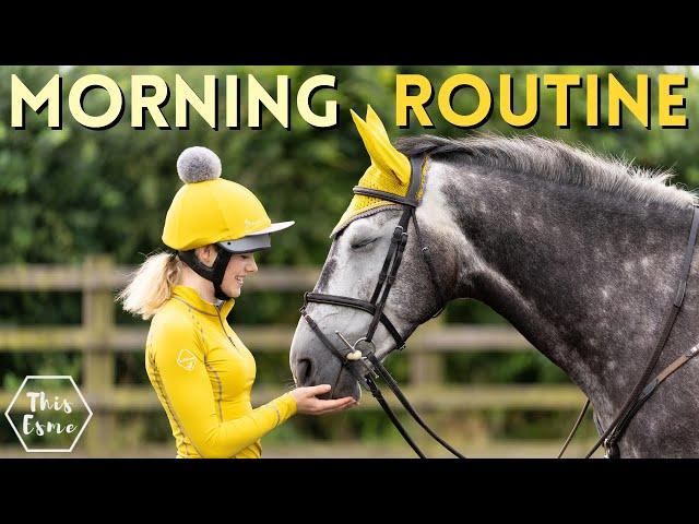 Morning Routine of an Equestrian Summer 2021 AD | This Esme