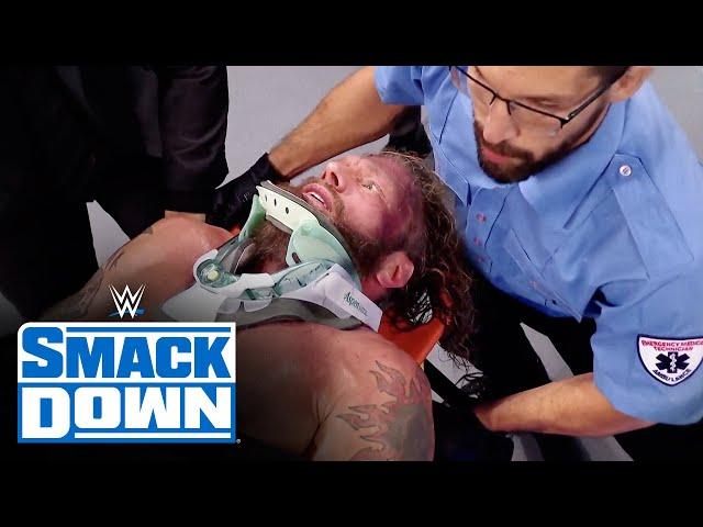 Relive Seth Rollins’ devastating Stomp that left Edge injured: SmackDown, Sept. 17, 2021