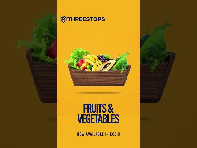 Threestops-Get your needs delivered in quick time through us- Available in Ernakulam