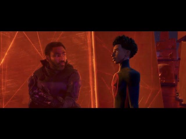 Donald Glover as Prowler Cameo - Spider-Man: Across The Spider-Verse Scene