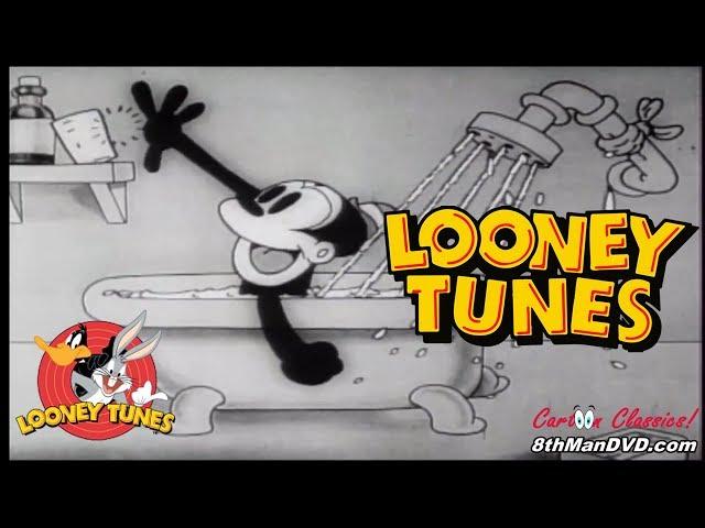 LOONEY TUNES (Looney Toons): BOSKO - Sinkin' in the Bathtub (1930) (Remastered) (HD 1080p)