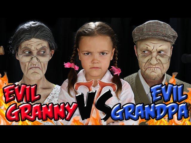 EVIL GRANNY vs EVIL GRANDPA (Short Film)