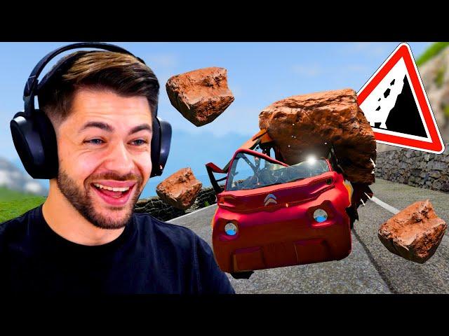 SURVIVRE A L'AVALANCHE EXTREME sur BeamNG