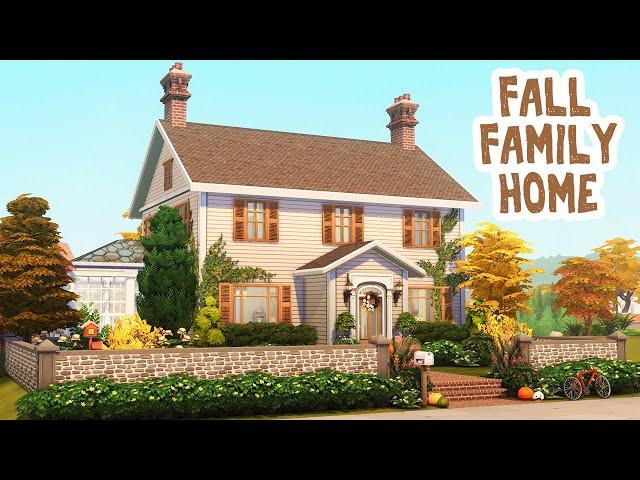 Fall Family Home  || The Sims 4: Speed Build