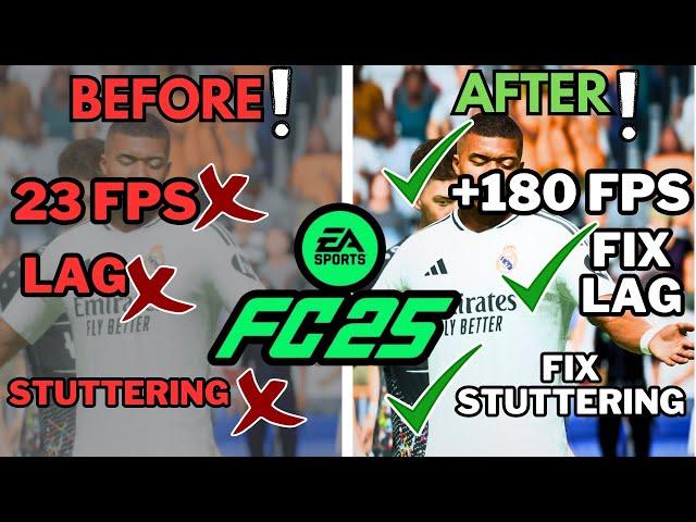 Ultimate EA Sports FC 25 FPS Boost: Fix Lag & FPS Drops Now!