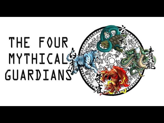 The Four Mythical Guardians, Seiryu, Suzaku, Byakko, Genbu!! #mythology #asia #video