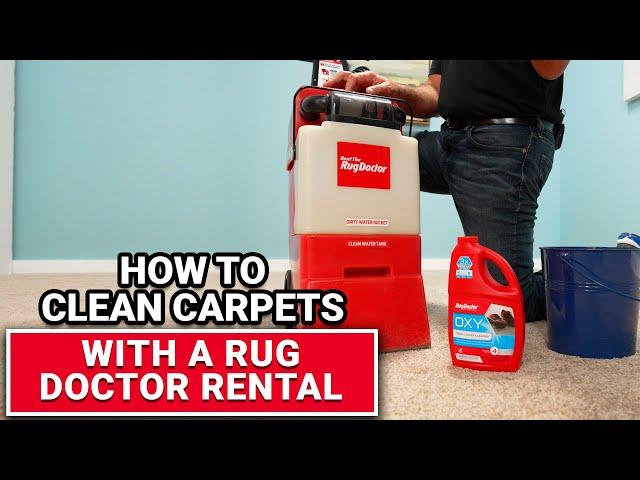 How To Clean Carpet With A Rug Doctor Rental - Ace Hardware