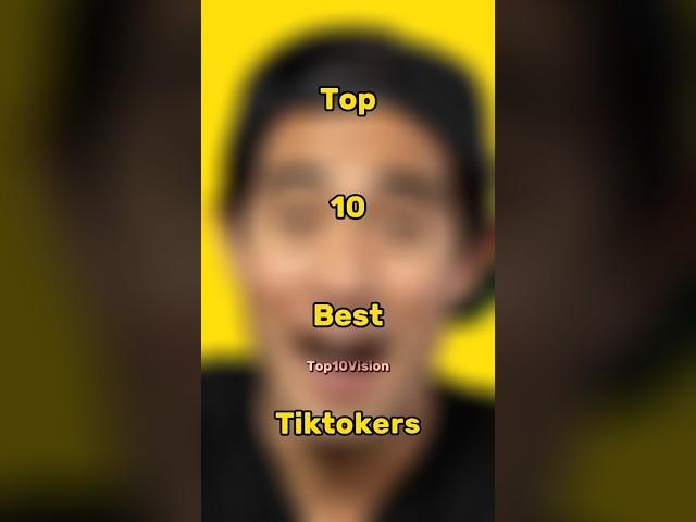 Top 10 Best Tiktokers #top10vedios #top10facts #top10 #besttiktok